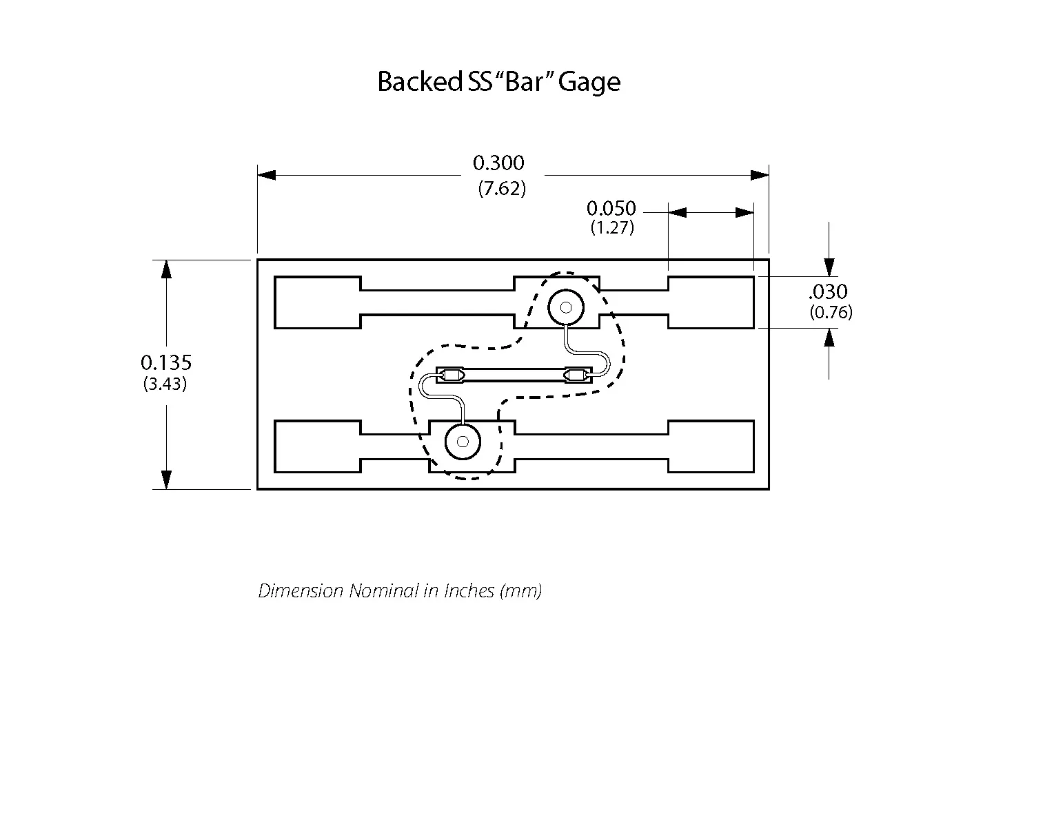 SS Backed Semiconductor Strain Gages 3
